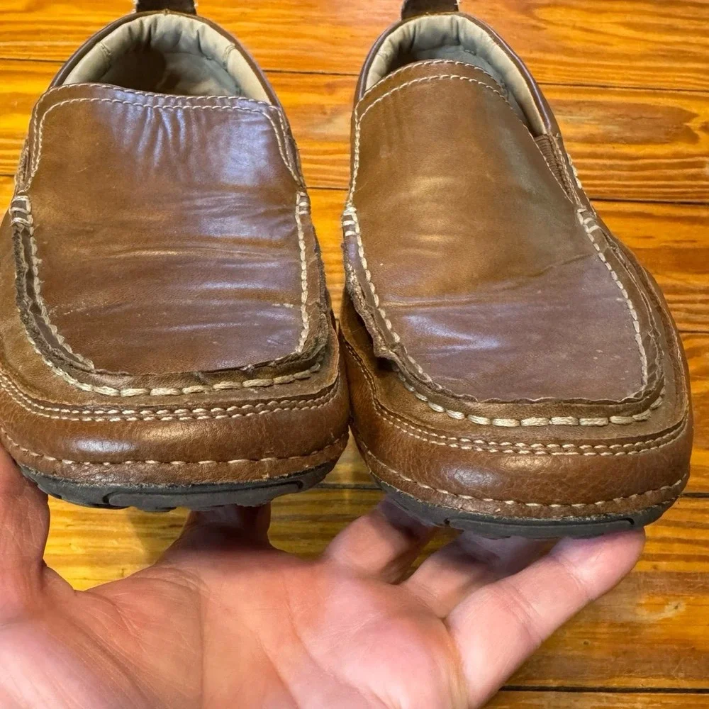 GBX Memory Foam‎ Leather Slip-On Shoes Size 8